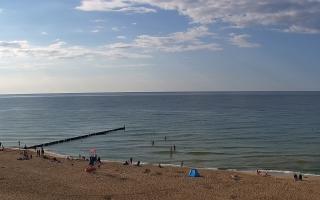 Mielno - widok na plażę zachód - 02-08-2025 15:58