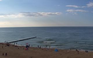 Mielno - widok na plażę zachód - 02-08-2025 16:06