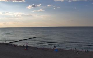Mielno - widok na plażę zachód - 02-08-2025 16:52