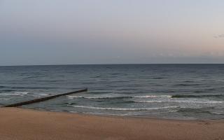 Mielno - widok na plażę zachód - 16-09-2025 04:17