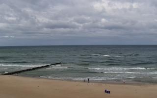 Mielno - widok na plażę zachód - 16-09-2025 09:03