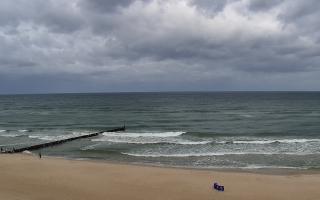 Mielno - widok na plażę zachód - 16-09-2025 09:49