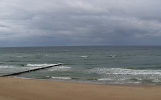 Mielno - widok na plażę zachód - 16-09-2025 10:28