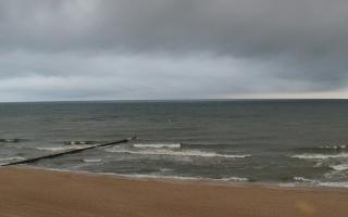Mielno - widok na plażę zachód - 19-09-2025 04:16