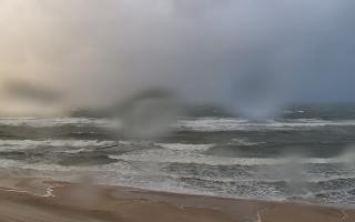 Mielno - widok na plażę zachód - 30-10-2025 15:11