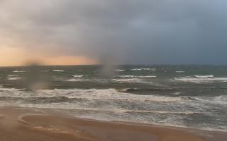 Mielno - widok na plażę zachód - 30-10-2025 15:19