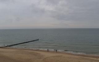 Mielno - widok na plażę zachód - 02-11-2025 10:29