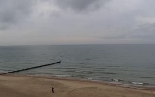 Mielno - widok na plażę zachód - 02-11-2025 10:36