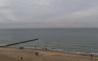 Mielno - widok na plażę zachód - 02-11-2025 10:52