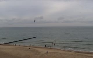 Mielno - widok na plażę zachód - 02-11-2025 10:59