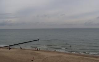 Mielno - widok na plażę zachód - 02-11-2025 11:23