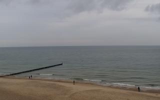 Mielno - widok na plażę zachód - 02-11-2025 12:01