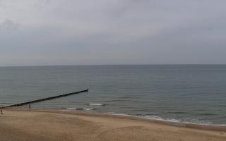 Mielno - widok na plażę zachód - 02-11-2025 12:24