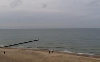 Mielno - widok na plażę zachód - 02-11-2025 12:32