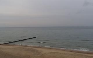 Mielno - widok na plażę zachód - 02-11-2025 13:11
