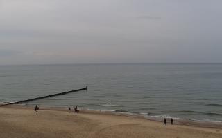 Mielno - widok na plażę zachód - 02-11-2025 13:18