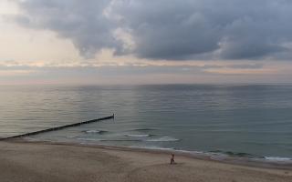 Mielno - widok na plażę zachód - 02-11-2025 14:59