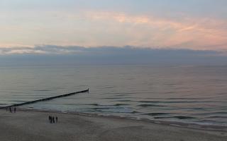 Mielno - widok na plażę zachód - 02-11-2025 15:14