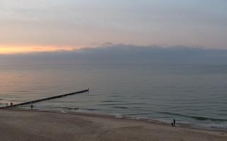 Mielno - widok na plażę zachód - 02-11-2025 15:22