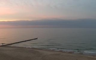 Mielno - widok na plażę zachód - 02-11-2025 15:37