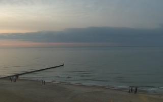 Mielno - widok na plażę zachód - 02-11-2025 15:45