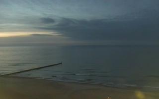 Mielno - widok na plażę zachód - 02-11-2025 16:00