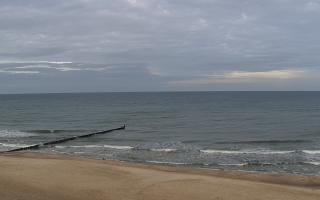 Mielno - widok na plażę zachód - 04-11-2025 08:38