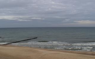 Mielno - widok na plażę zachód - 04-11-2025 08:45