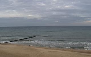 Mielno - widok na plażę zachód - 04-11-2025 08:53