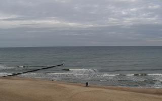 Mielno - widok na plażę zachód - 04-11-2025 09:01