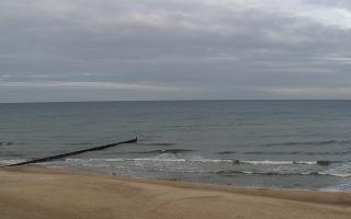 Mielno - widok na plażę zachód - 04-11-2025 09:24
