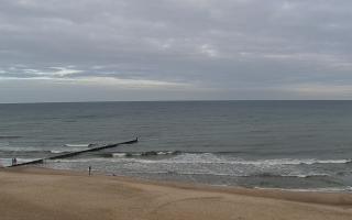 Mielno - widok na plażę zachód - 04-11-2025 09:32