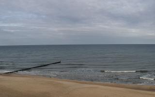 Mielno - widok na plażę zachód - 04-11-2025 09:55