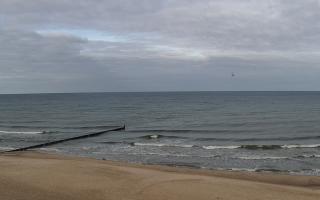 Mielno - widok na plażę zachód - 04-11-2025 10:03