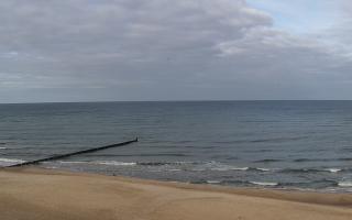 Mielno - widok na plażę zachód - 04-11-2025 10:10