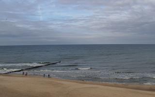 Mielno - widok na plażę zachód - 04-11-2025 10:26