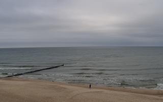 Mielno - widok na plażę zachód - 04-11-2025 11:20