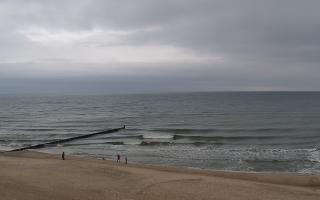 Mielno - widok na plażę zachód - 04-11-2025 11:58
