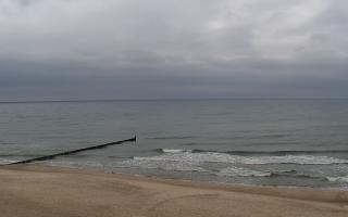 Mielno - widok na plażę zachód - 04-11-2025 12:14