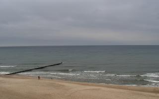 Mielno - widok na plażę zachód - 04-11-2025 12:22