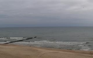 Mielno - widok na plażę zachód - 04-11-2025 13:00