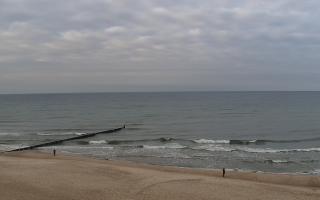 Mielno - widok na plażę zachód - 04-11-2025 13:16