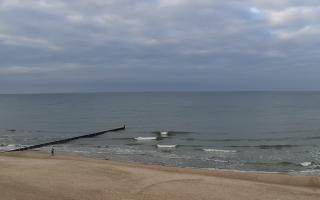 Mielno - widok na plażę zachód - 04-11-2025 13:31
