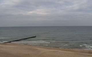 Mielno - widok na plażę zachód - 04-11-2025 13:54