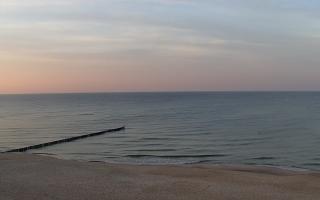 Mielno - widok na plażę zachód - 18-12-2025 14:09