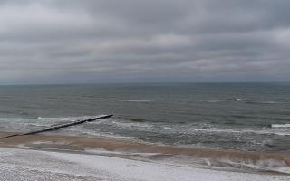 Mielno - widok na plażę zachód - 29-01-2026 13:08