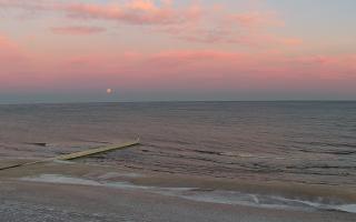 Mielno - widok na plażę zachód - 01-02-2026 06:37