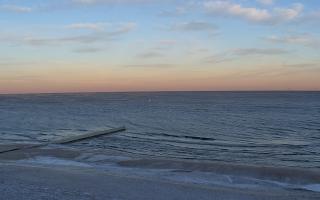 Mielno - widok na plażę zachód - 01-02-2026 07:08