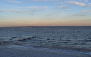 Mielno - widok na plażę zachód - 01-02-2026 07:16