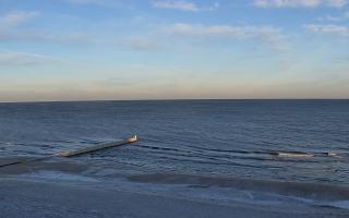 Mielno - widok na plażę zachód - 01-02-2026 07:39